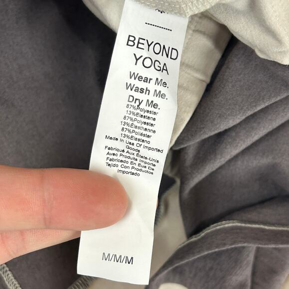 Beyond Yoga Spacedye Vitality Cropped Tank Square Neck Green/White Womens Size M - Picture 8 of 10